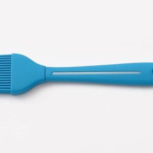 Silicone Basting Brush for Cooking and Grilling Heat Resistant Pastry Brush with Internal Metal Core for BBQ Sauce Oil Butter Blue